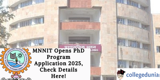 MNNIT Opens PhD Program Application 2025, Check Details Here!